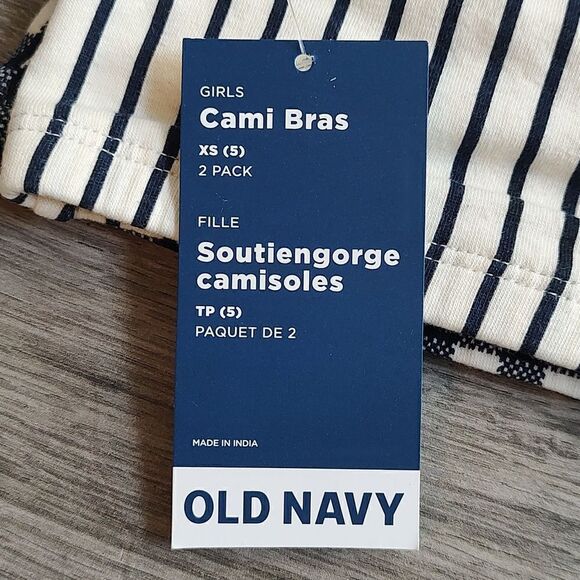 New With Tag 2-Pack Patterned Size XS(5) Cami Bra for Girls - Picture 7 of 8